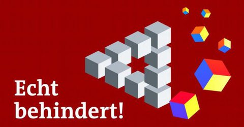 Logo des DW-Podcast Echt behindert